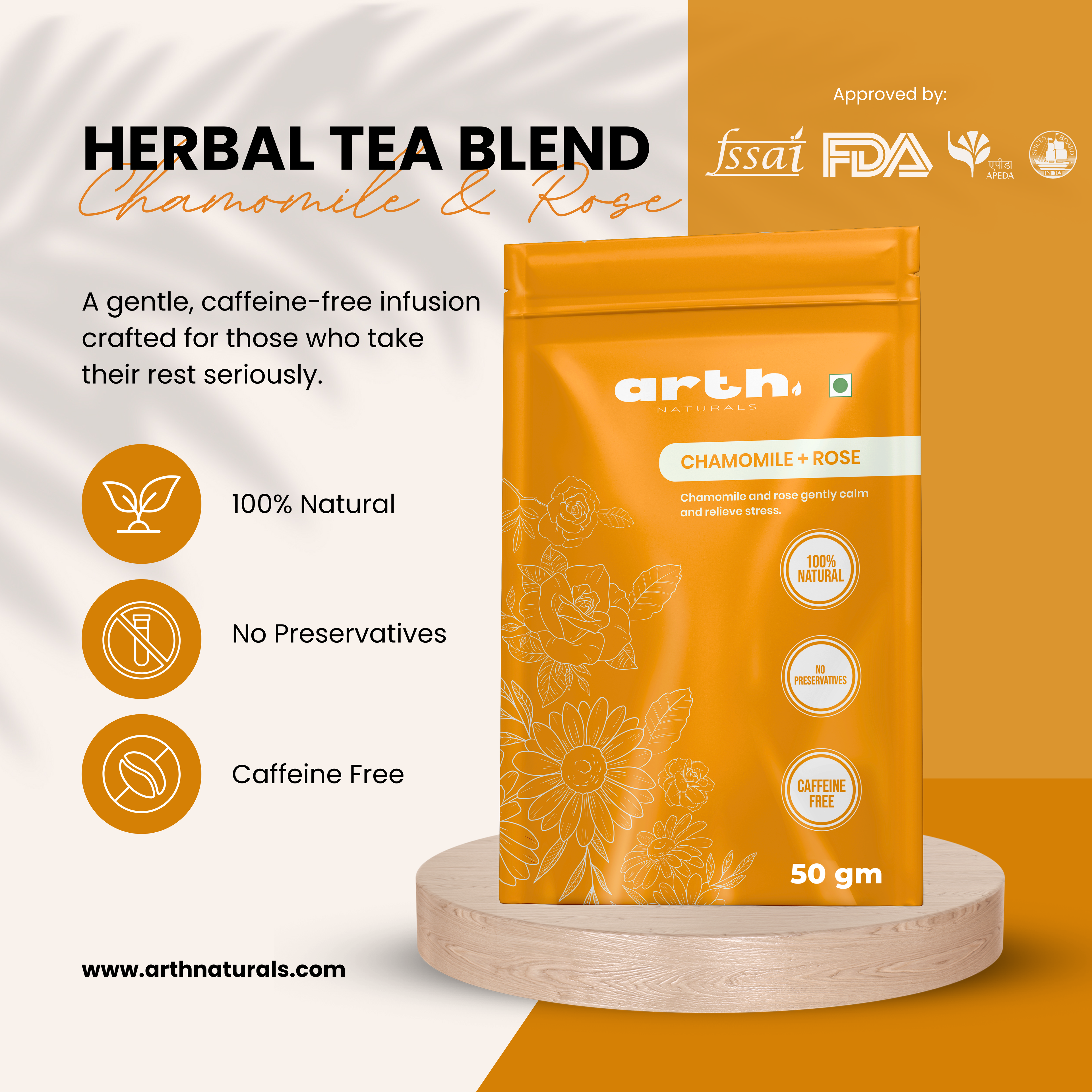 Camomile + Rose blend