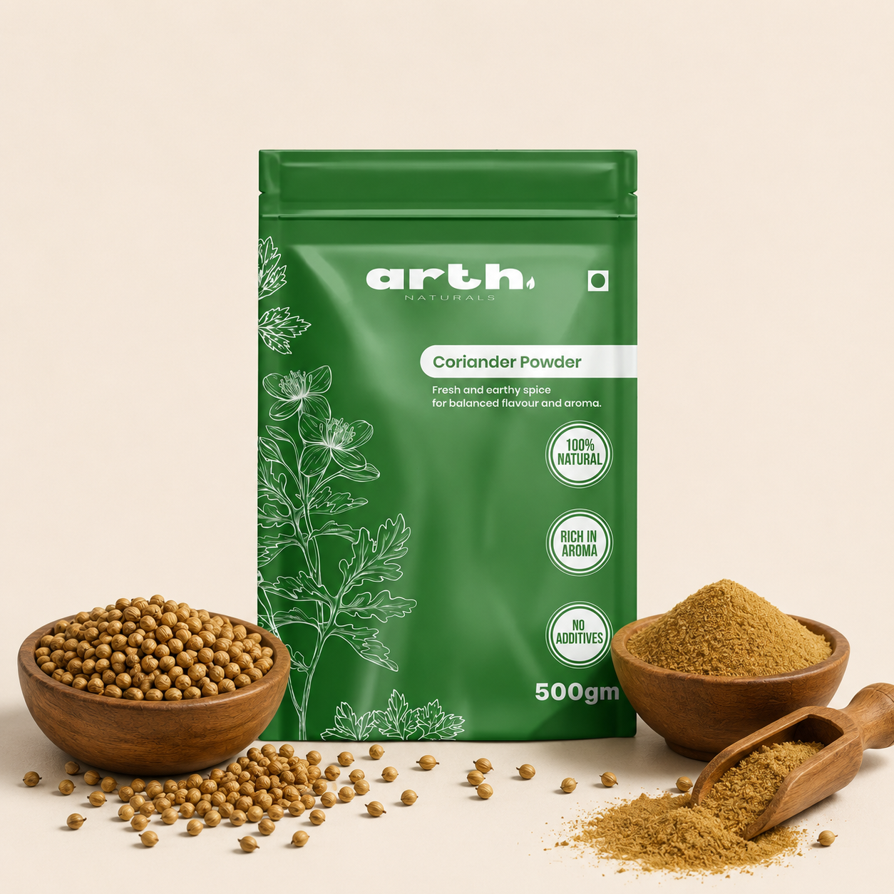 Arth Coriander Powder | Pure Dhaniya | Farm Fresh, Single Origin