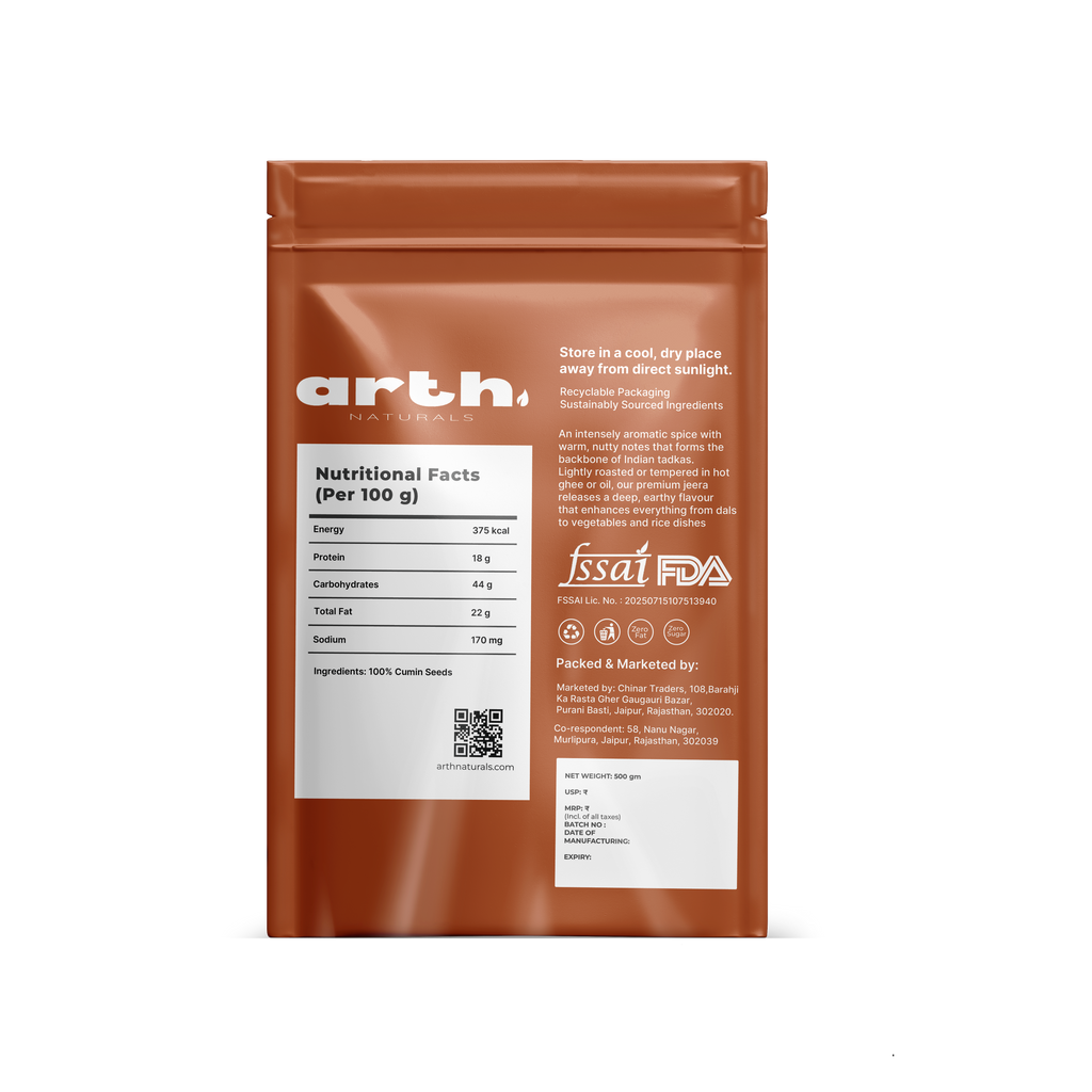 Arth Jeera | Pure Cumin Seeds & Powder | Rajasthan Origin