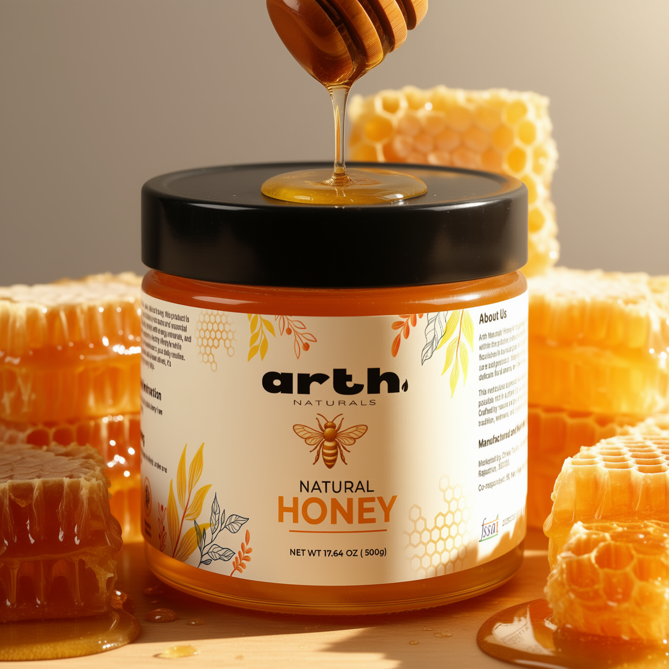 Arth Natural Honey | Pure Raw Honey India | No Sugar Mixing