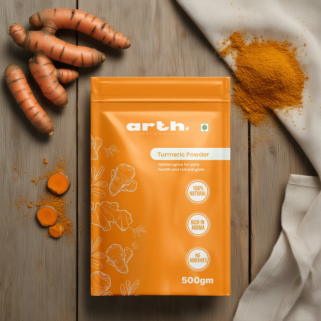 Arth Turmeric Powder | Pure Haldi | Farm Sourced, Lab Tested