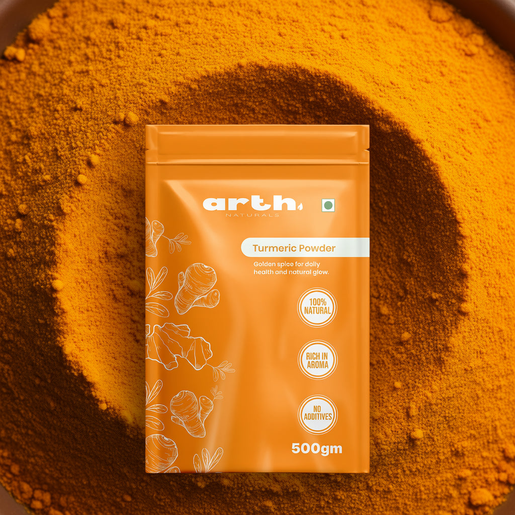 Arth Turmeric Powder | Pure Haldi | Farm Sourced, Lab Tested